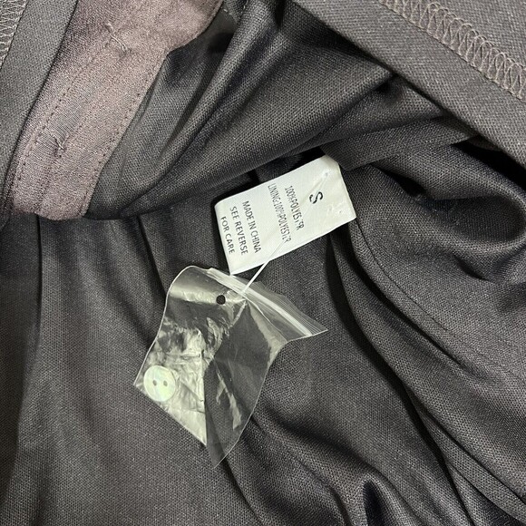 NWOT Wishlist Apparel Maxi Dress Off Shoulder Ruffle Dark Gray Brown‎ Size S - Picture 8 of 12